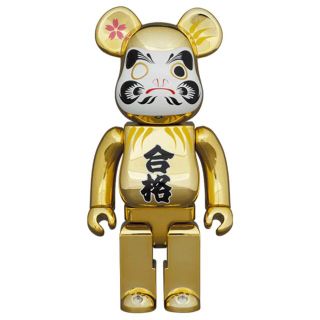 メディコムトイ(MEDICOM TOY)のBE@RBRICK 達磨 合格 金メッキ 400％(その他)