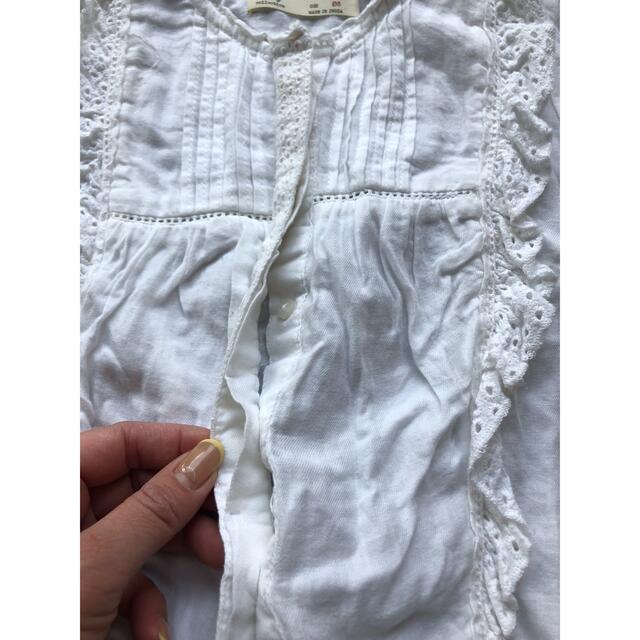 ZARA KIDS(ザラキッズ)のZARA baby フリルブラウス キッズ/ベビー/マタニティのベビー服(~85cm)(シャツ/カットソー)の商品写真