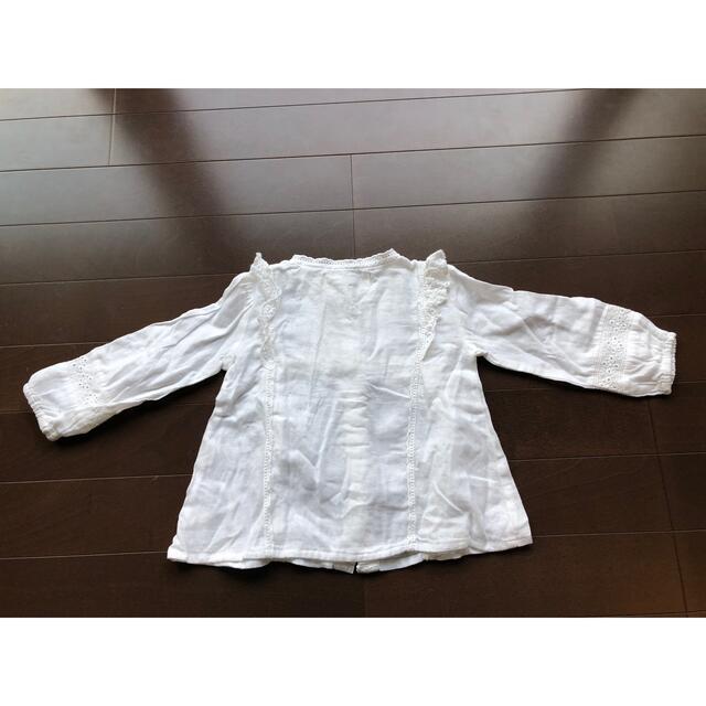 ZARA KIDS(ザラキッズ)のZARA baby フリルブラウス キッズ/ベビー/マタニティのベビー服(~85cm)(シャツ/カットソー)の商品写真