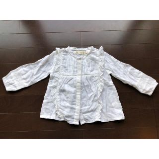 ザラキッズ(ZARA KIDS)のZARA baby フリルブラウス(シャツ/カットソー)