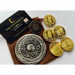 新品 ジョン・ウィック 黄金コイン 裁定人メダル カード 血の誓印 新品