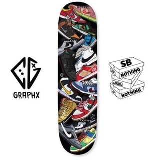 NOTHING CARTERGRAPHX Dunks Board 8インチ(スケートボード)