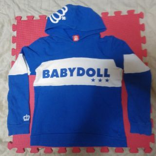 ベビードール(BABYDOLL)のベビードール　BABY DOLL パーカー　150cm ブルー(ジャケット/上着)