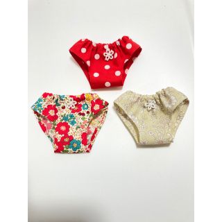 113)あき様専用　メルちゃんパンツ　ソランちゃんパンツ　レミンちゃんパンツ(人形)