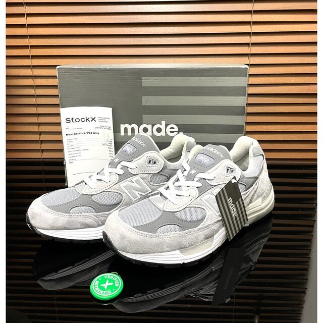 スニーカー NEW BALANCE M992GR ニューバランス 27.5cm