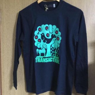 trans action グラフィック ヴィンテージ加工 ロングTシャツ 新品