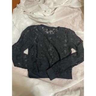 エイチアンドエム(H&M)の【H&M】レースカットソー(カットソー(長袖/七分))