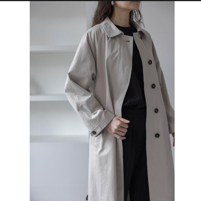 Soutien Collar Trench Coat_Stonegray レディースのジャケット/アウター(トレンチコート)の商品写真