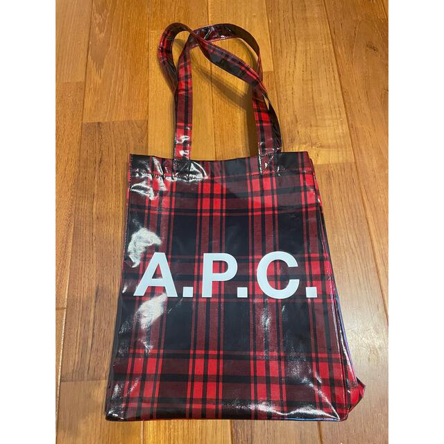 A.P.C(アーペーセー)のA.P.Cトートバッグ チェック柄 レディースのバッグ(トートバッグ)の商品写真