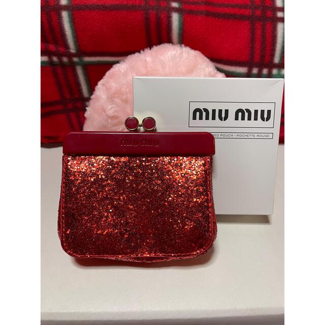 非売品ブランド限定希少新品 ノベルティ ミュウミュウ MIUMIU がま口