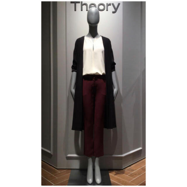 Theory ノーカラーコート - ロングコート