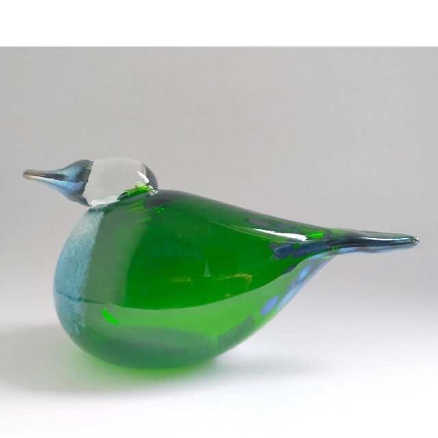 iittala(イッタラ)のViolet Green Swallow　①　オイバトイッカ　iittala インテリア/住まい/日用品のインテリア小物(置物)の商品写真