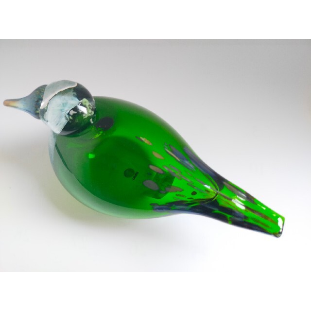 iittala(イッタラ)のViolet Green Swallow　①　オイバトイッカ　iittala インテリア/住まい/日用品のインテリア小物(置物)の商品写真