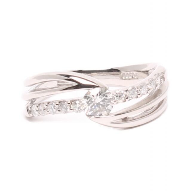 美品 リング 指輪 ダイヤ0.51ct Pt900 レディース 12号 - リング(指輪)