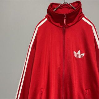 アディダス(adidas)のアディダスオリジナルス トラックジャケット ファイヤーバード 刺繍ロゴ 赤 L(ジャージ)