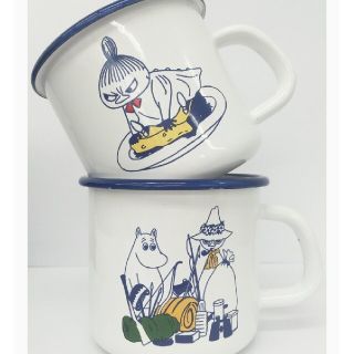 ムーミン(MOOMIN)の【きなこ様専用】新品　ムーミン　リトルミイ　ホーロー　マグカップ(グラス/カップ)