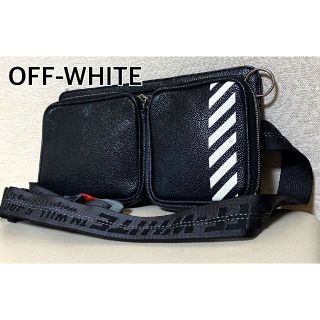 オフホワイト(OFF-WHITE)のOFF-WHITE ☆ 超美品 DIAG HIP BODY BAG(ボディーバッグ)