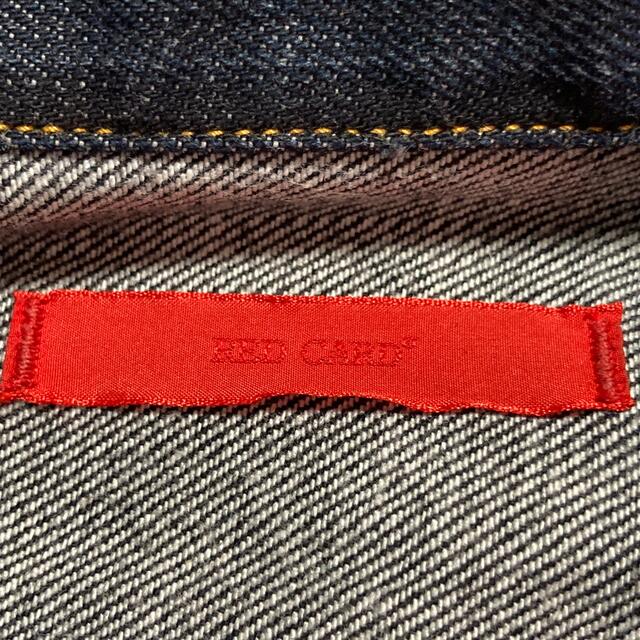 RED CARD レディース　デニムジャケット　0サイズ　ストレッチ　日本製 レディースのジャケット/アウター(Gジャン/デニムジャケット)の商品写真