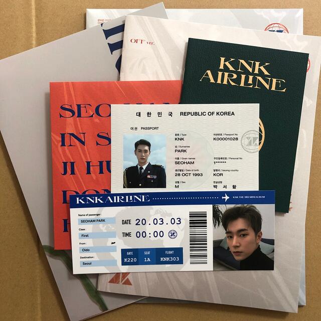 クナクン　パク•ソハム　パスポート、チケット エンタメ/ホビーのCD(K-POP/アジア)の商品写真
