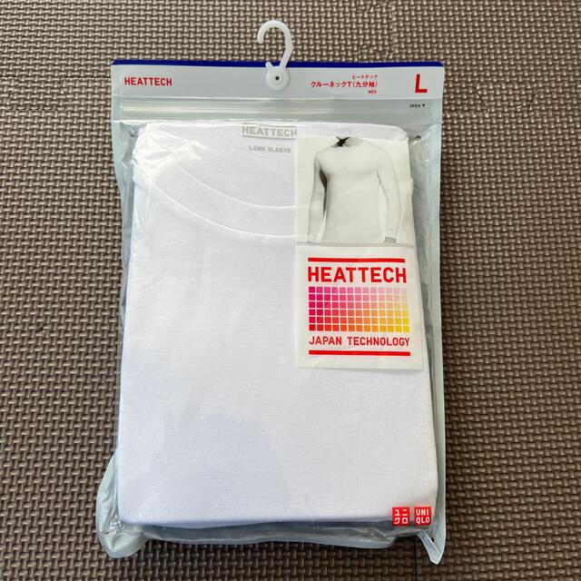 UNIQLO(ユニクロ)のユニクロ/UNIQLO ヒートテック メンズ Lサイズ ホワイト メンズのトップス(Tシャツ/カットソー(七分/長袖))の商品写真