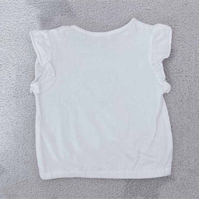 agnes b.(アニエスベー)のアニエスベー サラエボハートTシャツ キッズ/ベビー/マタニティのベビー服(~85cm)(Ｔシャツ)の商品写真