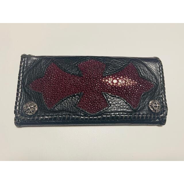 A&G ウォレット 牛革 エイ革 スティングレイ - 長財布