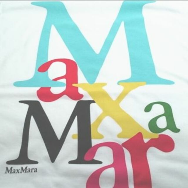 Max Mara(マックスマーラ)の●新品/正規品● Max Mara HUMOUR コットン ロゴ Tシャツ レディースのトップス(Tシャツ(半袖/袖なし))の商品写真