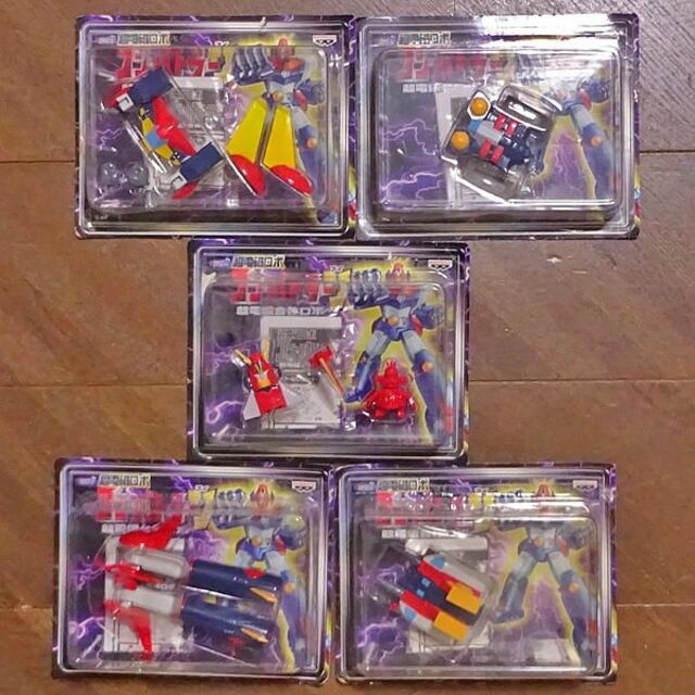 BANPRESTO - バトルマシン５体セット（超電磁ロボ　コン・バトラーＶ）