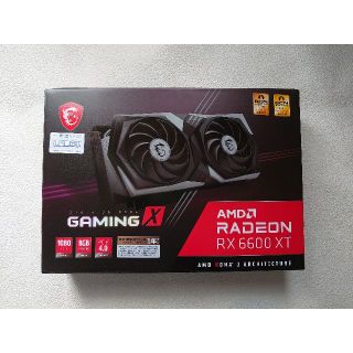 納品書付 msi Radeon RX 6600 XT GAMING X 8G(PCパーツ)