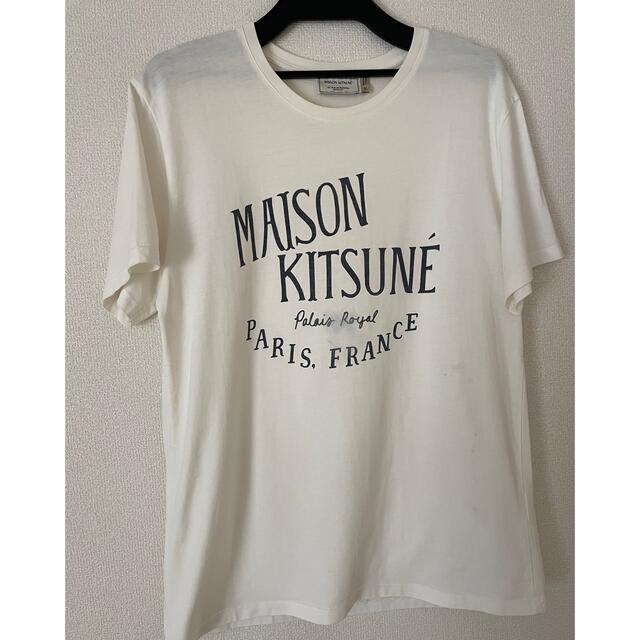 maison kitsune メゾンキツネ Tシャツ　ホワイト　M ポルトガル | フリマアプリ ラクマ