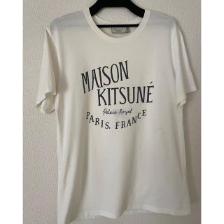 メゾンキツネ(MAISON KITSUNE')のmaison kitsune メゾンキツネ Tシャツ　ホワイト　M ポルトガル(Tシャツ/カットソー(半袖/袖なし))