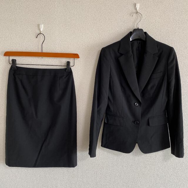 【一部予約販売中】 PSFA OLパーフェクト 春秋 DMW 就活 黒 W60 7 スカートスーツ スーツ
