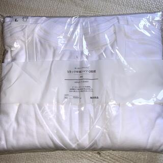 ムジルシリョウヒン(MUJI (無印良品))の無印良品　Vネック半袖シャツ・2枚組(Tシャツ/カットソー(半袖/袖なし))