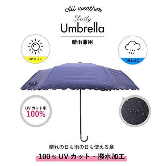 a.s.s.a】晴雨兼用コンパクト折りたたみ傘50cmヒートカットネイビー
