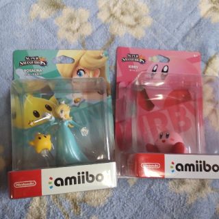 ニンテンドウ(任天堂)のamiibo  カービィ&ロゼッタ２個セット(ゲームキャラクター)