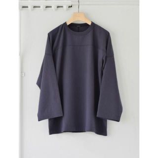 コモリ(COMOLI)の21AW COMOLI コモリ フットボールT FADE NAVY 2(Tシャツ/カットソー(七分/長袖))