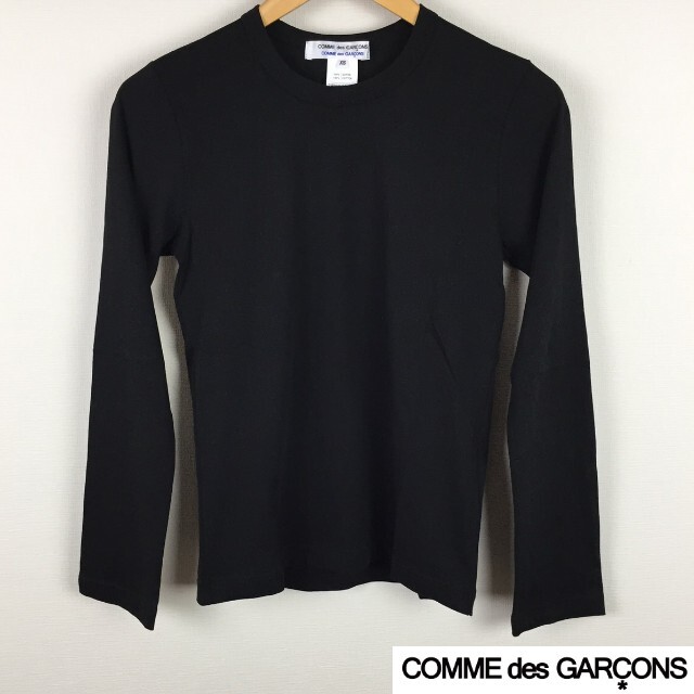 楽天 - GARCONS des COMME 美品 サイズXS ブラック 長袖Tシャツ コムデギャルソン Tシャツ+カットソー(七分+長袖)