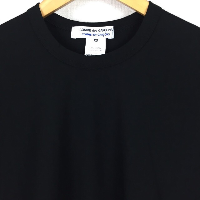 COMME des GARCONS(コムデギャルソン)の美品 コムデギャルソン 長袖Tシャツ ブラック サイズXS メンズのトップス(Tシャツ/カットソー(七分/長袖))の商品写真