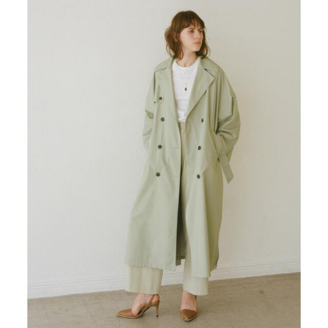 CLANE バックフリルスリーブトレンチコート ある CLANE バックフリルスリーブトレンチコート ある