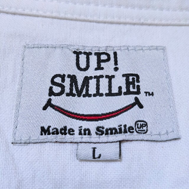 UPSTART(アップスタート)の【UP SMILE】7部袖　デザイン　シャツ メンズのトップス(シャツ)の商品写真