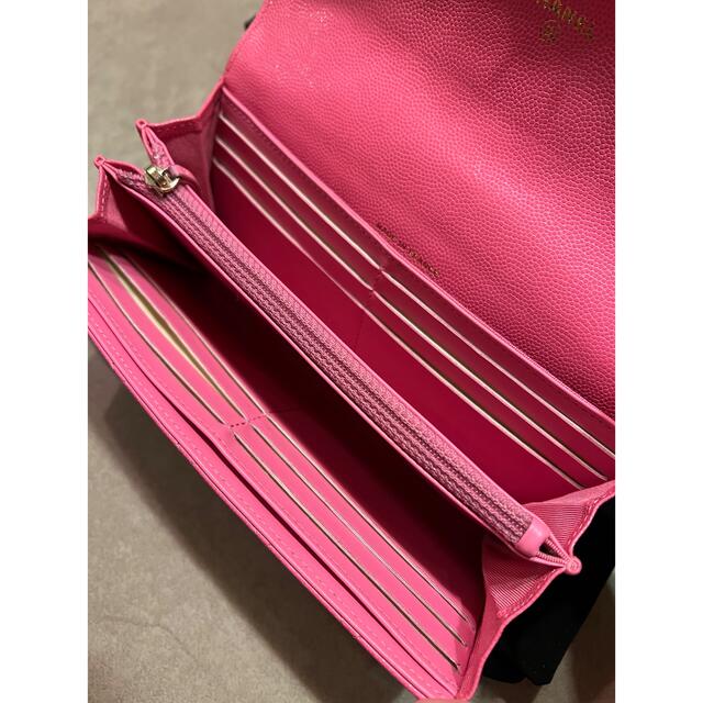 直営店購入CHANEL長財布マトラッセピンクウォレットシャネル財布 直営店購入CHANEL長財布マトラッセピンクウォレットシャネル財布
