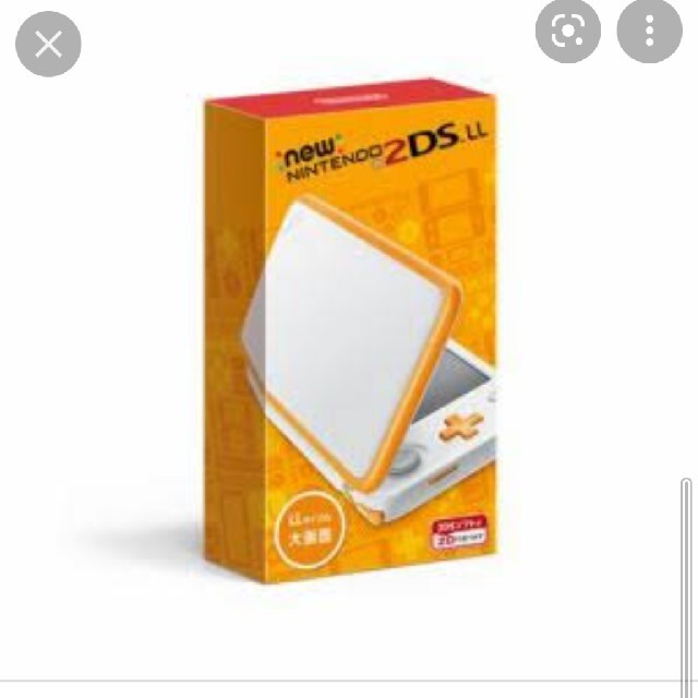 NEW Nintendo 2dsLL ホワイト×オレンジ