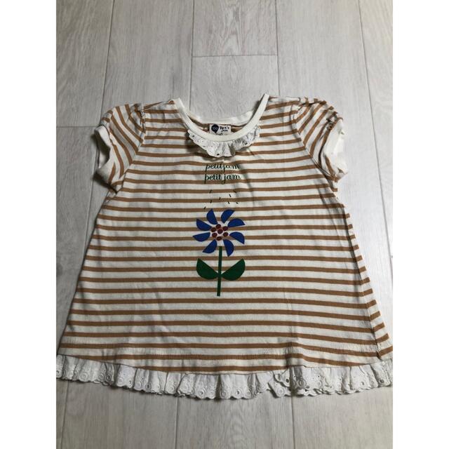 Petit jam(プチジャム)の【人気】プチジャム 夏物 100cm 可愛い キッズ/ベビー/マタニティのキッズ服女の子用(90cm~)(Tシャツ/カットソー)の商品写真