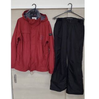 クイックシルバー(QUIKSILVER)の[値下げ]スノボウェア　　メンズ　上下セット(ウエア/装備)