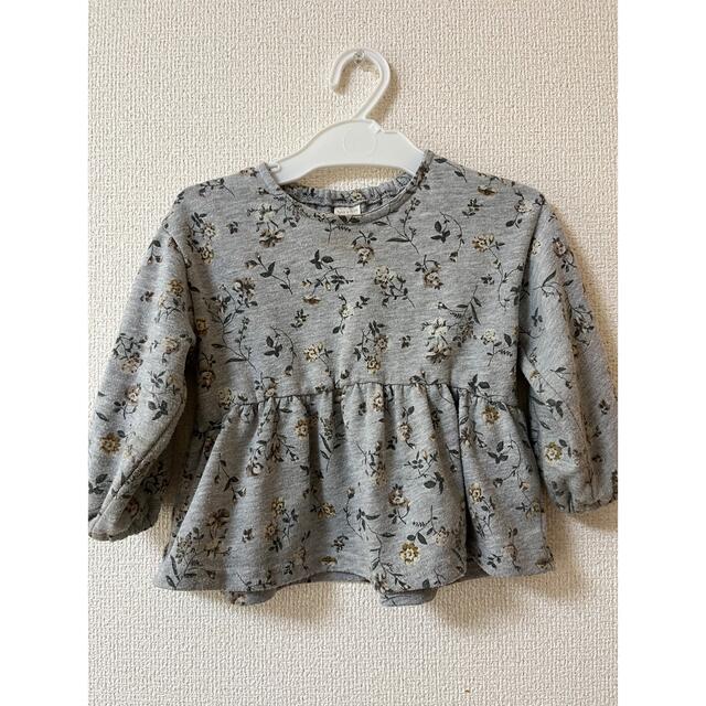 MUJI (無印良品)(ムジルシリョウヒン)の子ども服　春秋服　2セット　サイズ90 キッズ/ベビー/マタニティのキッズ服女の子用(90cm~)(Tシャツ/カットソー)の商品写真