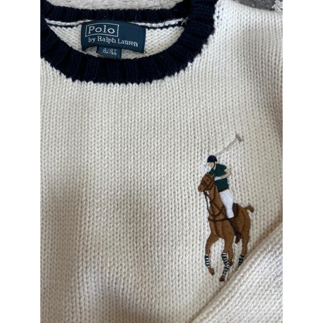 Ralph Lauren(ラルフローレン)の美品ラルフローレン  ニット110㎝ キッズ/ベビー/マタニティのキッズ服男の子用(90cm~)(ニット)の商品写真