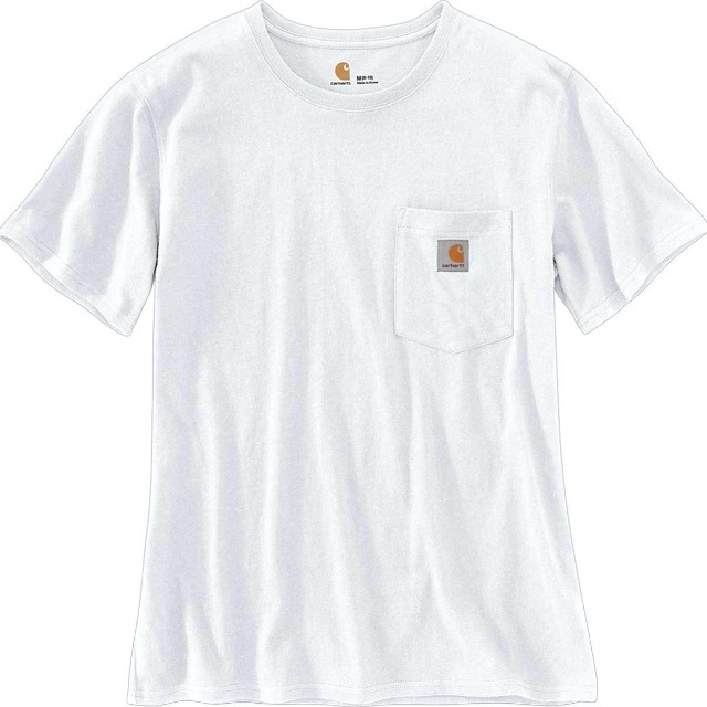 carhartt(カーハート)のカーハート WK87 　白　S　レディース　ポケット Tシャツ　●新品●セール！ レディースのトップス(Tシャツ(半袖/袖なし))の商品写真