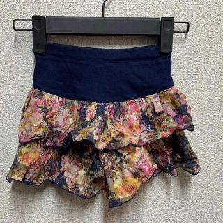 アナスイミニ(ANNA SUI mini)の90 ANNA SUI mini  花柄フレアーキュロットスカート(スカート)