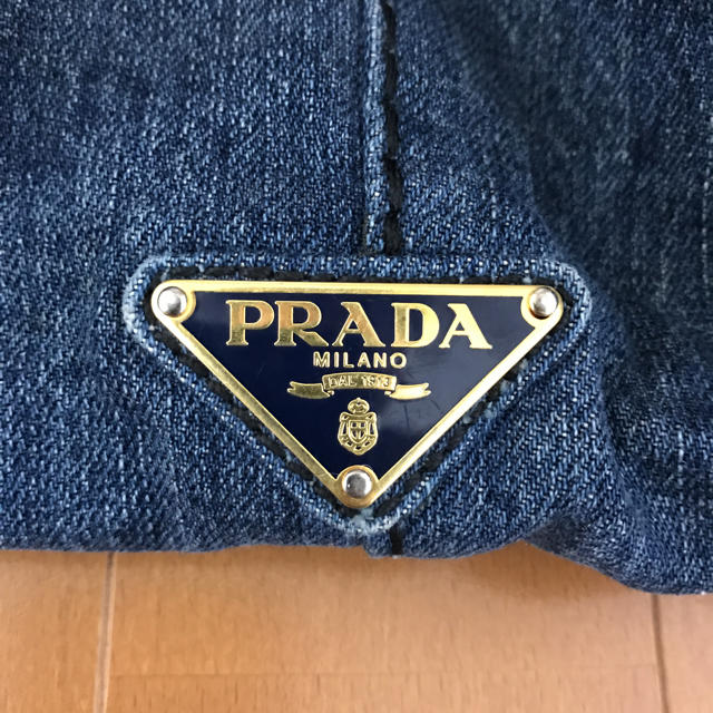 PRADA(プラダ)のPRADA デニムカナパ L レディースのバッグ(トートバッグ)の商品写真