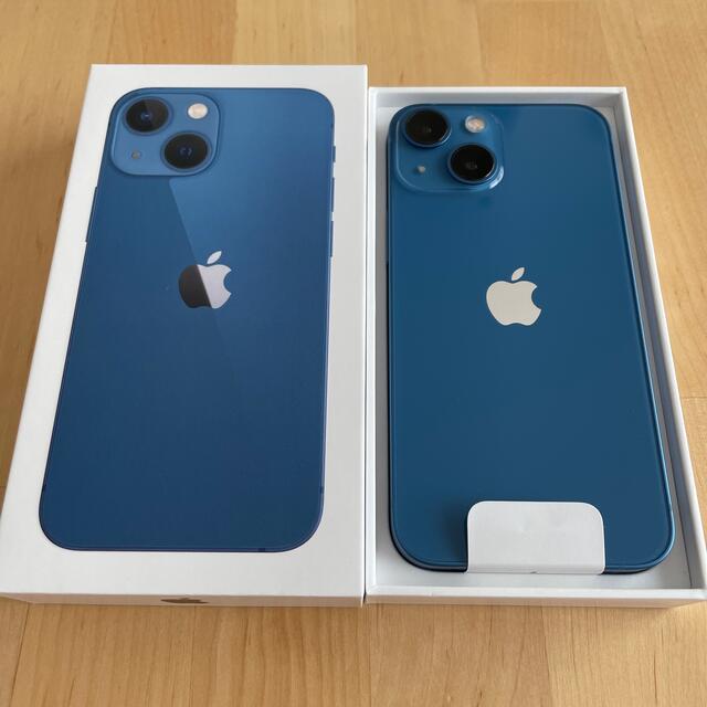 アップル iPhone13 mini 128GB ブルー docomo